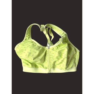 Victoria Secret VSX Underwire Lined Sport Bra Size 34B Bright Green